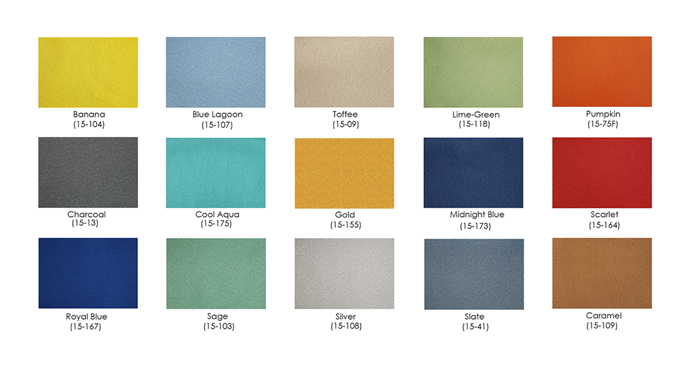These are the different types of cubicle workstation fabric swatches.