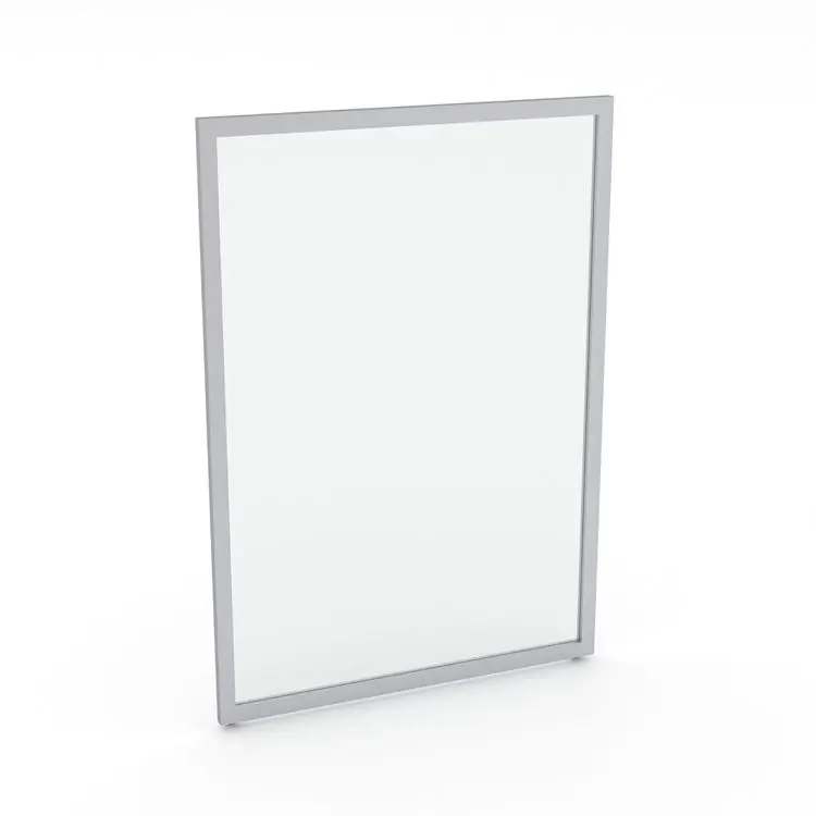 Silver Sliding Cubicle Door