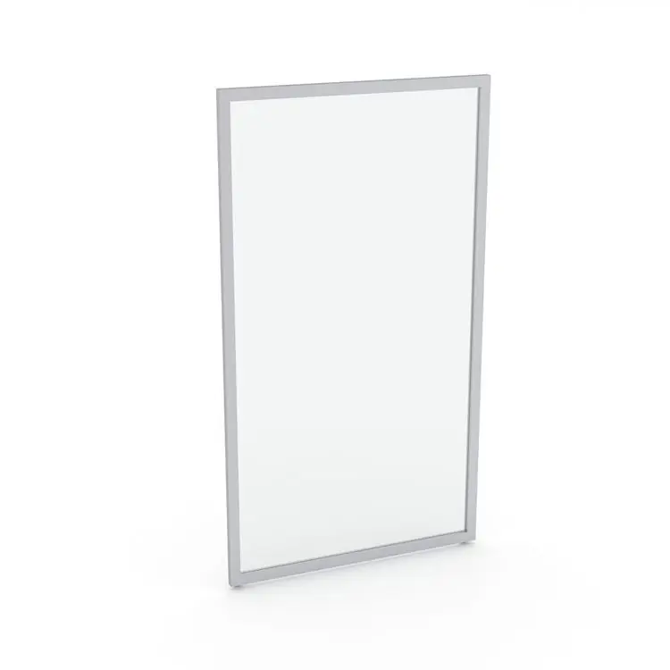 Silver Sliding Cubicle Door