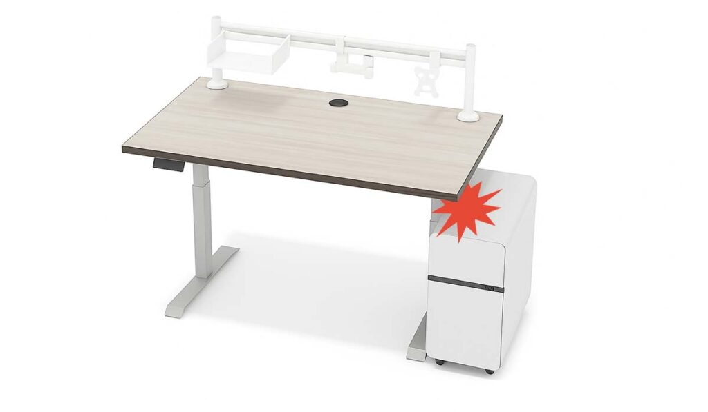 collision detection office wall system