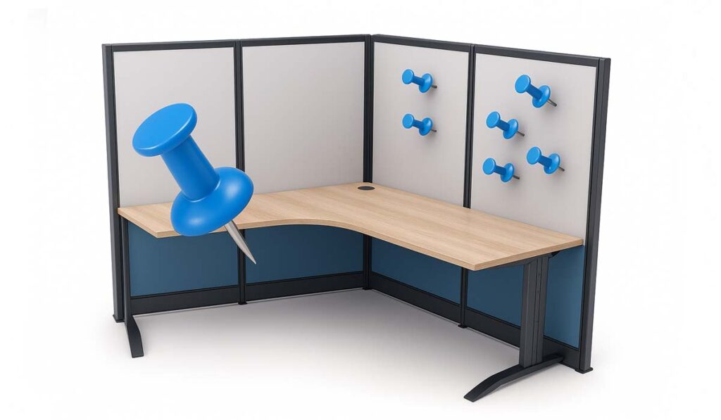 Tackable Emerald Cubicle System