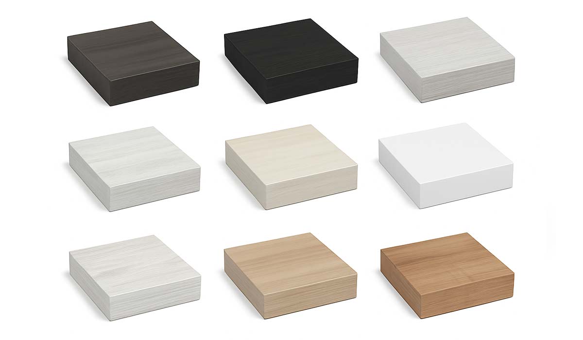 multiple laminates office wall system